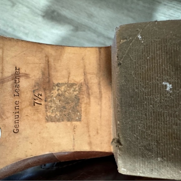 Madewell Bonham Ankle Bootie in Cherrywood Leather 7.5 - Picture 8 of 8